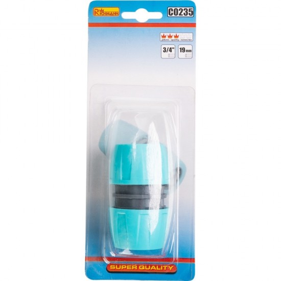 Plastikinė 3/4 x 3/4 žarnų jungtis C0235