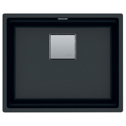 Po stalviršiu montuojama granitinė plautuvė Franke Kubus 2, KNG 110-52, Onyx