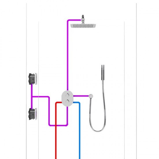 Potinkinė dėžutė Ravak R-box Multi, RB 071.50