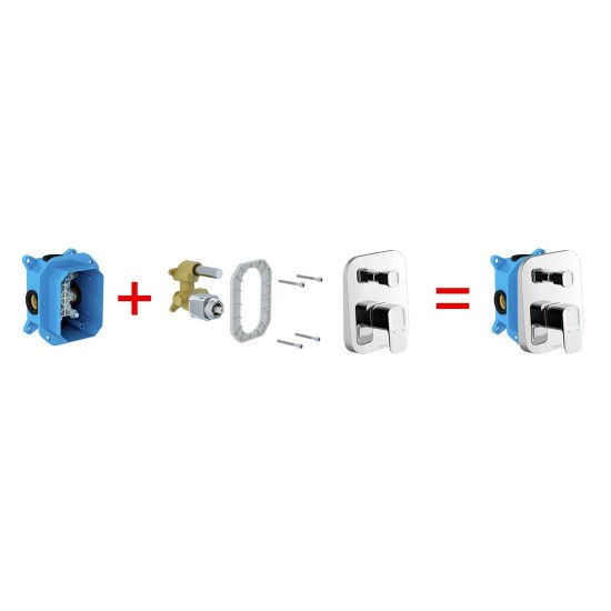 Potinkinė dėžutė Ravak R-box, RB 070.50 Potinkinė dėžutė Ravak R-box, RB 070.50