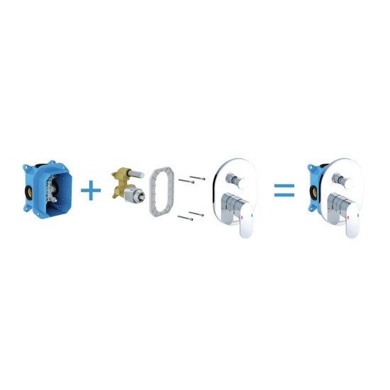 Potinkinė dėžutė Ravak R-box, RB 070.50 Potinkinė dėžutė Ravak R-box, RB 070.50