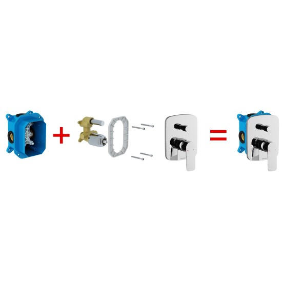 Potinkinė dėžutė Ravak R-box, RB 070.50 Potinkinė dėžutė Ravak R-box, RB 070.50