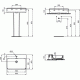 Praustuvas Ideal Standard Conca, 600x450, su persipylimu, su skyle maišytuvui Praustuvas Ideal Standard Conca, 600x450, su persipylimu, su skyle maišytuvui