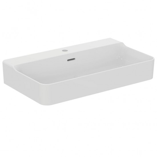 Praustuvas Ideal Standard Conca, 800x450, su persipylimu, šlifuota apačia, su skyle maišytuvui Praustuvas Ideal Standard Conca, 800x450, su persipylimu, šlifuota apačia, su skyle maišytuvui