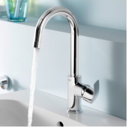 Praustuvo maišytuvas GROHE Eurosmart New aukštu čiaupu