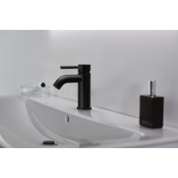 Praustuvo maišytuvas Ideal Standard Ceraline, be dugno vožtuvo, Silk Black matinė juoda