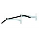 Prie sienos montuojamas skersinis SANRO PK-2 baltas-juodas, iki 150kg