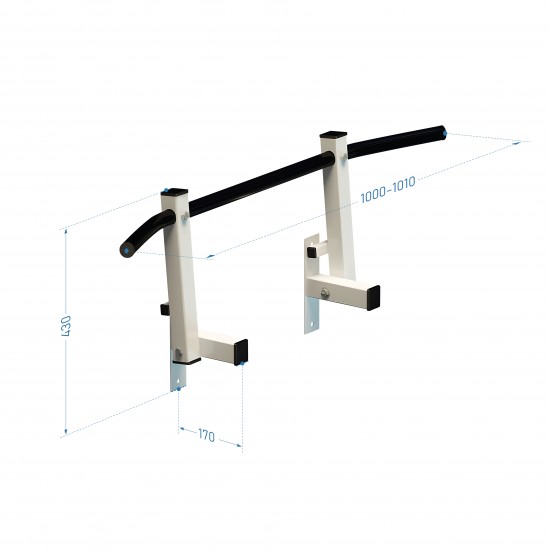 Prie sienos montuojamas sulankstomas skersinis SANRO PK-3, iki 150kg