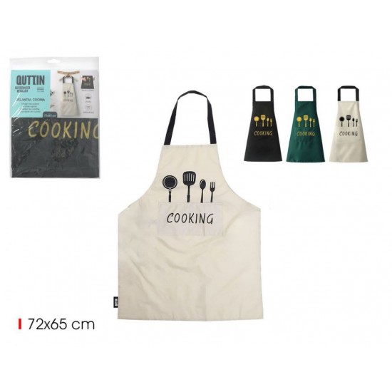 Prijuostė virtuvinė 65*72cm poliesteris COOK