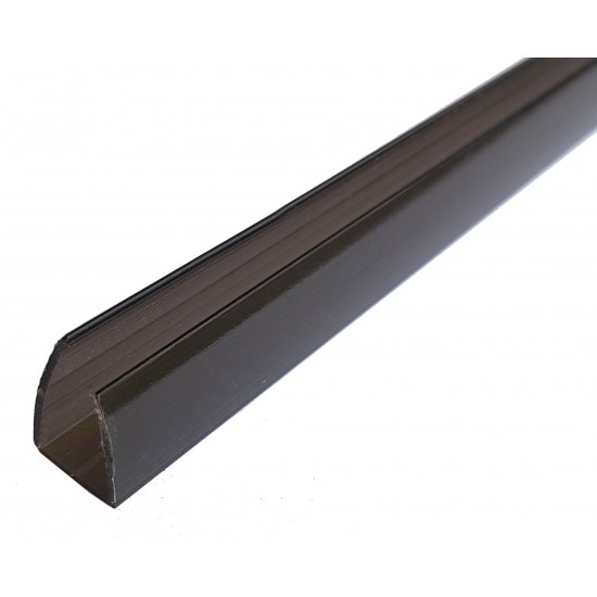 Profilis 2.1 m 6mm bronza-pilkas