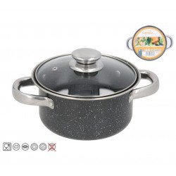 Puodas 18cm 2.0L neprid. GRANITE CRIS