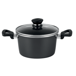Puodas 20cm 2.5L neprid. indukc. Vitrex Granite