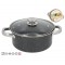 Puodas 22cm 3.2L neprid. GRANITE CRIS