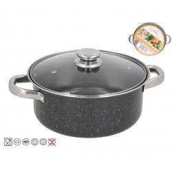 Puodas 24cm 3.7L neprid. GRANITE CRIS