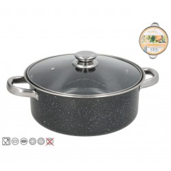 Puodas 26cm 4.7L neprid. GRANITE CRIS
