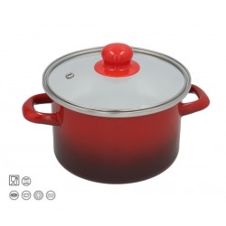 Puodas emal. 16cm 1.4L s/d indukc. MOON M