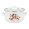 Puodas emal. 16cm 1.8L su stikl.dang. HERBAL