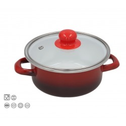 Puodas emal. 16cm 870ml s/d indukc. MOON