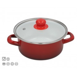 Puodas emal. 18cm 1.35L s/d indukc. MOON