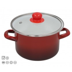Puodas emal. 18cm 2.0L s/d indukc. MOON M