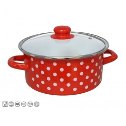 Puodas emal. 22cm 2.5L s/d indukc. JAEN