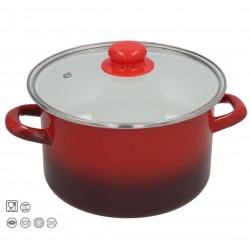 Puodas emal. 22cm 3.75L s/d indukc. MOON M