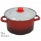 Puodas emal. 24cm 4.8L s/d indukc. MOON M
