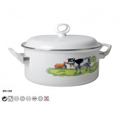 Puodas emaliuotas 20cm 2.5L s/d BD09078C