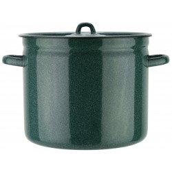 Puodas emaliuotas 24cm 9.2L s/d GREEN AL