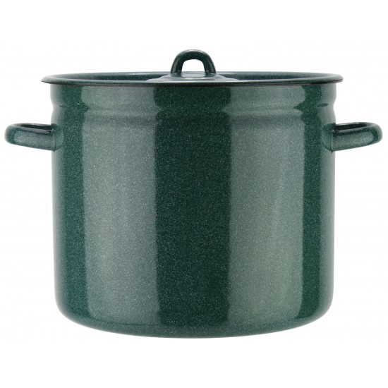 Puodas emaliuotas 24cm 9.2L s/d GREEN AL