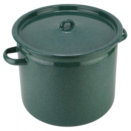 Puodas emaliuotas 26cm 12.4L s/d GREEN AL