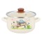 Puodas emaliuotas GARDEN 16cm 1.8L su stikliniu dangčiu