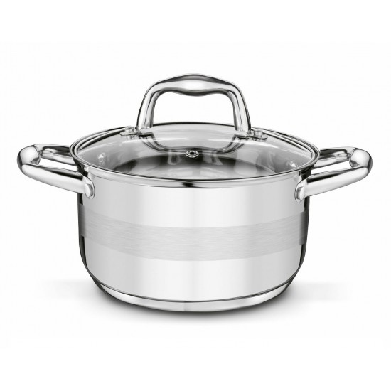 Puodas nerūd. pl. 18cm 2.5L indukc. ALMA