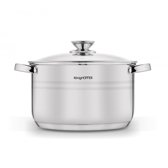 Puodas nerūd. pl. 20cm 3.0L indukc. BARI