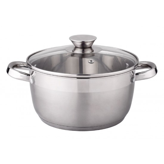Puodas nerūd. pl. 20cm 3.4L indukc. PERLE
