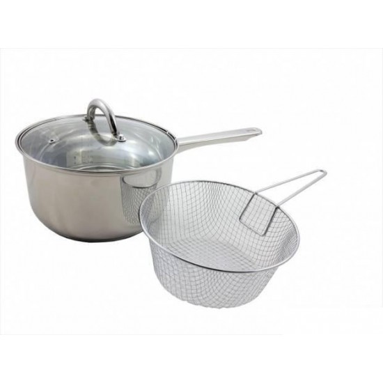 Puodas nerūd. pl. 22cm 4L su sieteliu SENSO indukc Puodas nerūd. pl. 22cm 4L su sieteliu SENSO indukc