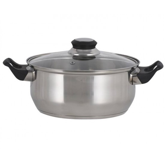 Puodas nerūd. pl. 24cm 5.0L indukc. GENESE QT