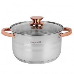 Puodas nerūd. pl. 24cm 6.0L indukc. BARI AU
