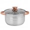 Puodas nerūd. pl. 24cm 6.3L indukc. BARI