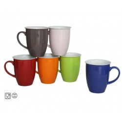 Puodukas 320ml color mix