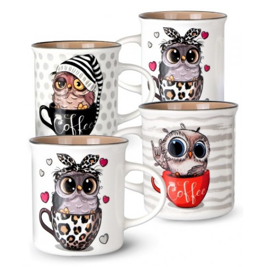 Puodukas 330ml OWL Puodukas 330ml OWL