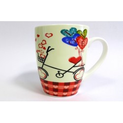 Puodukas 350ml LOVE mix  340999