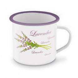 Puodukas emal. 700ml 10cm LEVANDA