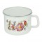 Puodukas emal. su plast. dangteliu 1.4L 14cm s/p
