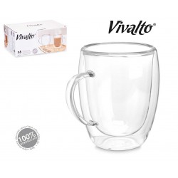 Puodukas su dviguba sienele 340ml 85372 Vivalto