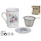 Puodukas su met. sieteliu 280ml GARDEN