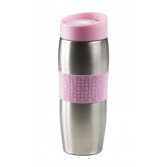 Puodukas - termosas met. 400ml CORSO ROŽ