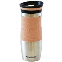 Puodukas - termosas met. 400ml LOARA CAP