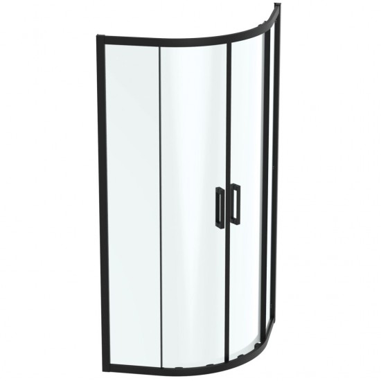 Pusapvalė dušo kabina Ideal Standard Connect 2, 90x90, juoda matinė Pusapvalė dušo kabina Ideal Standard Connect 2, 90x90, juoda matinė