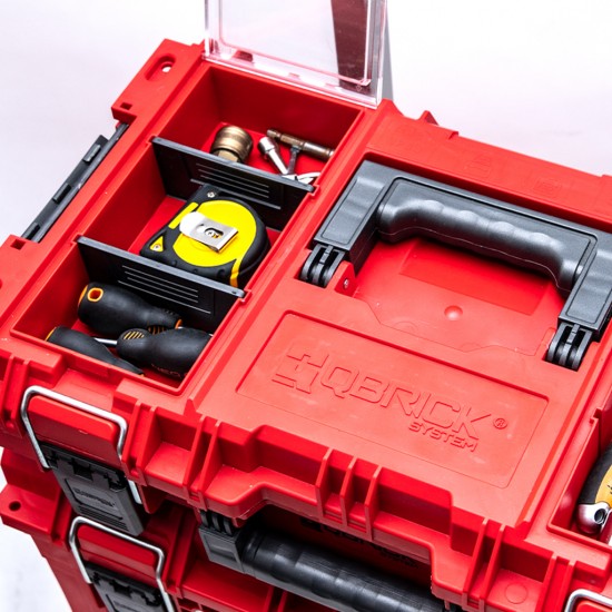 QBRICK PRIME įrankių dėžė 150 PROFI RED QBRICK PRIME įrankių dėžė 150 PROFI RED